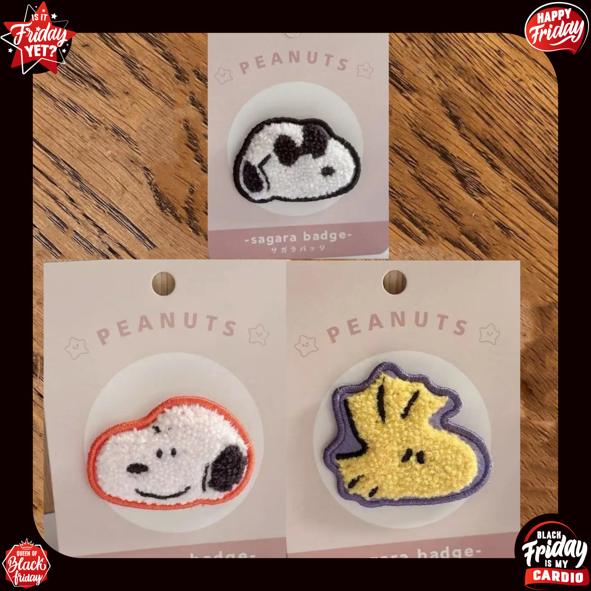 Embroidery Wallpaper - Cute Snoopy Cartoon Embroidery Badge, Japanese