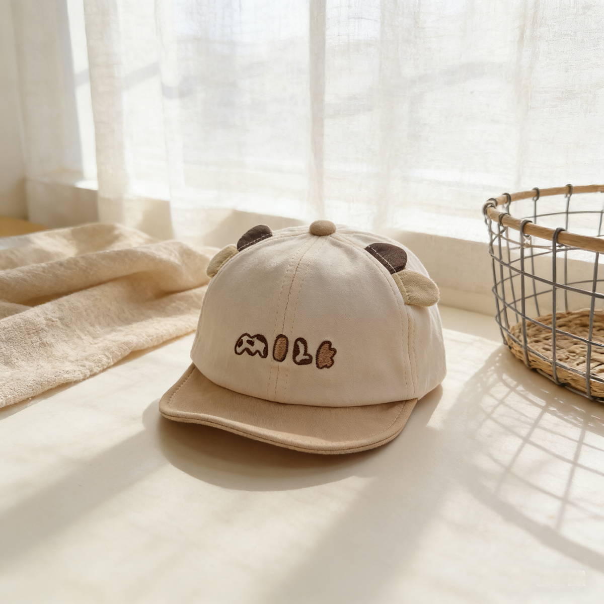 Children's style three-dimensi - Embroidery Cap ulasan dan harga