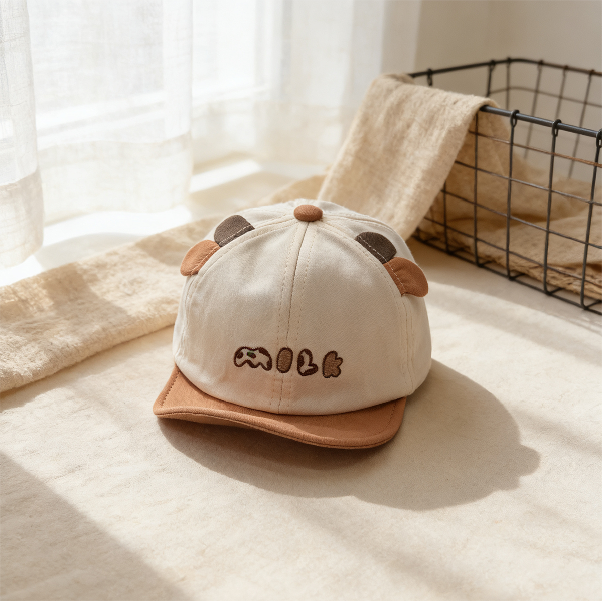 Children's style three-dimensi - Embroidery Cap ulasan dan harga