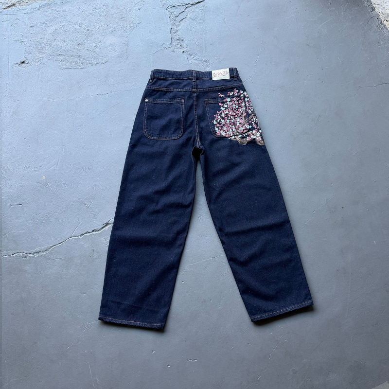 High Quali Derschutze American - Embroidery Jeans Sakura ulasan dan harga