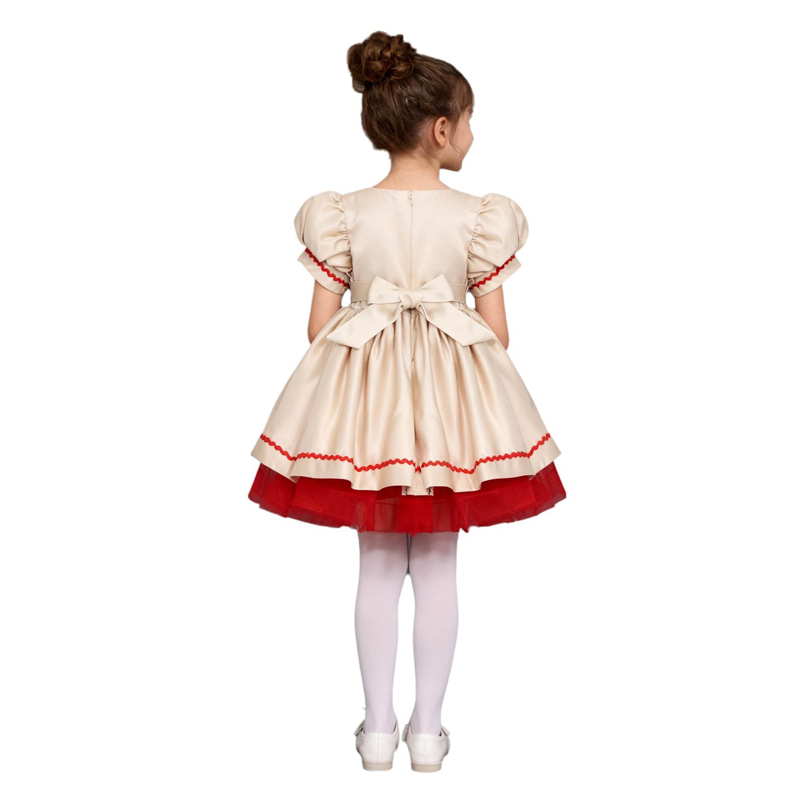 Kids Girls Christmas Dress Emb - Embroidery Xmas Designs ulasan dan harga