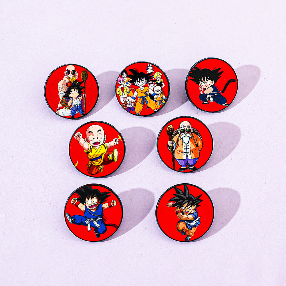 7 Pcs Funny Anime Brooch Fashi - Embroidery Wallpaper ulasan dan harga
