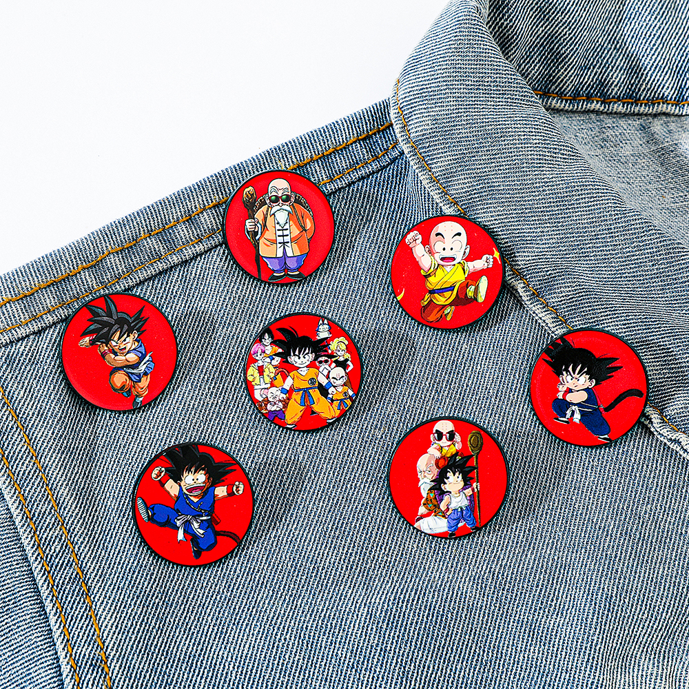 7 Pcs Funny Anime Brooch Fashi - Embroidery Wallpaper ulasan dan harga