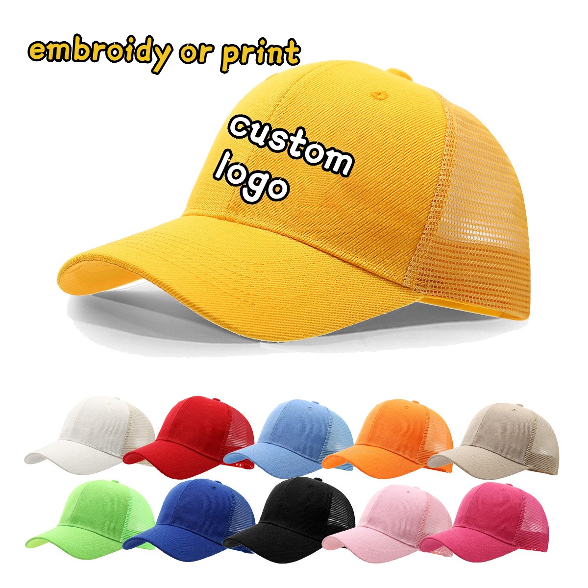 Custom Logo Cap Embroidery Pri - Embroidery Cap ulasan dan harga
