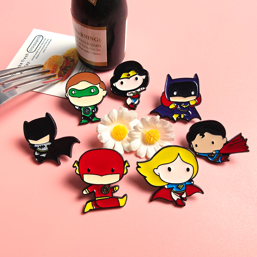 7pcs Cartoon Anime Enamel Lape - Embroidery Wallpaper ulasan dan harga