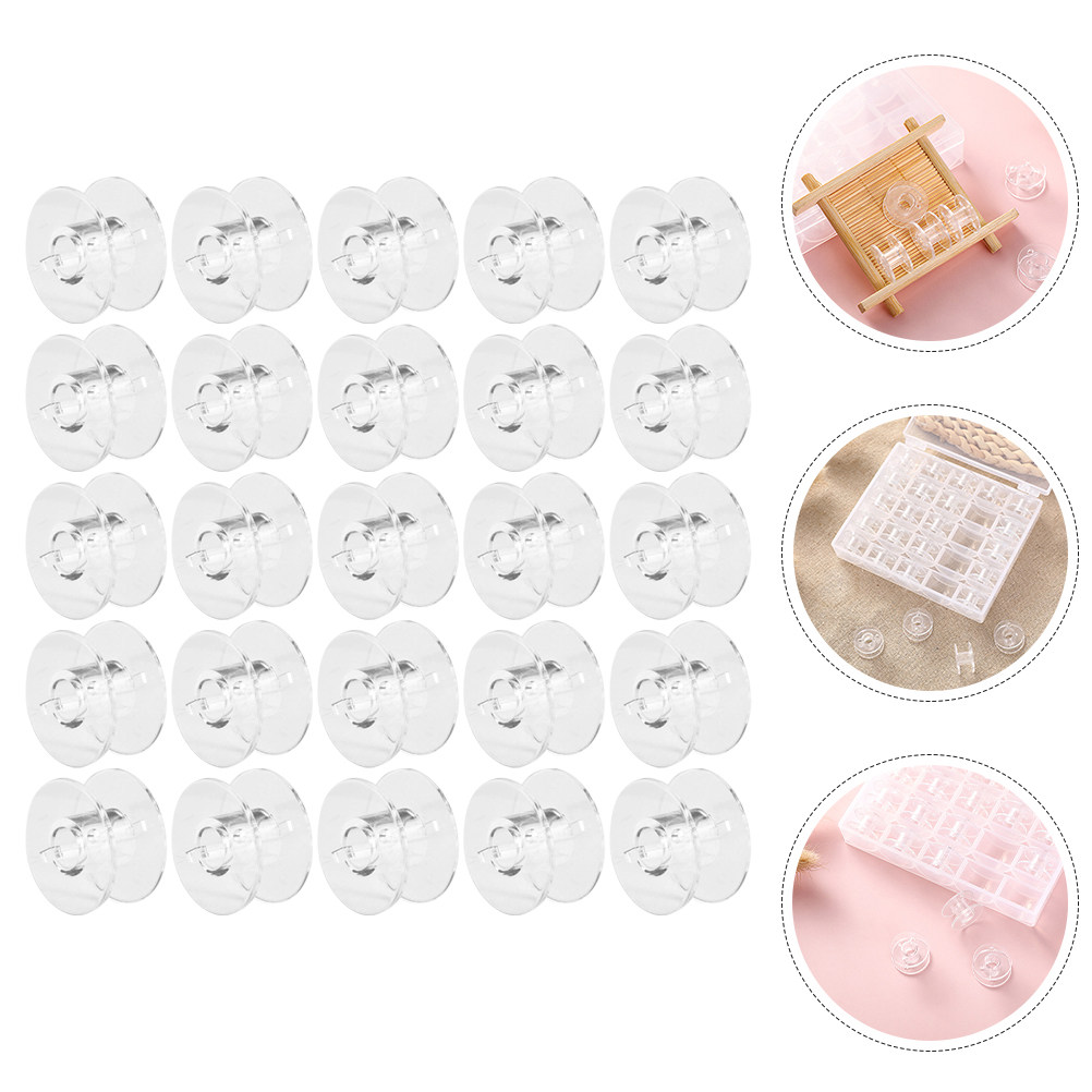 1Set Wear-Resistant Transparen - Embroidery Thread ulasan dan harga