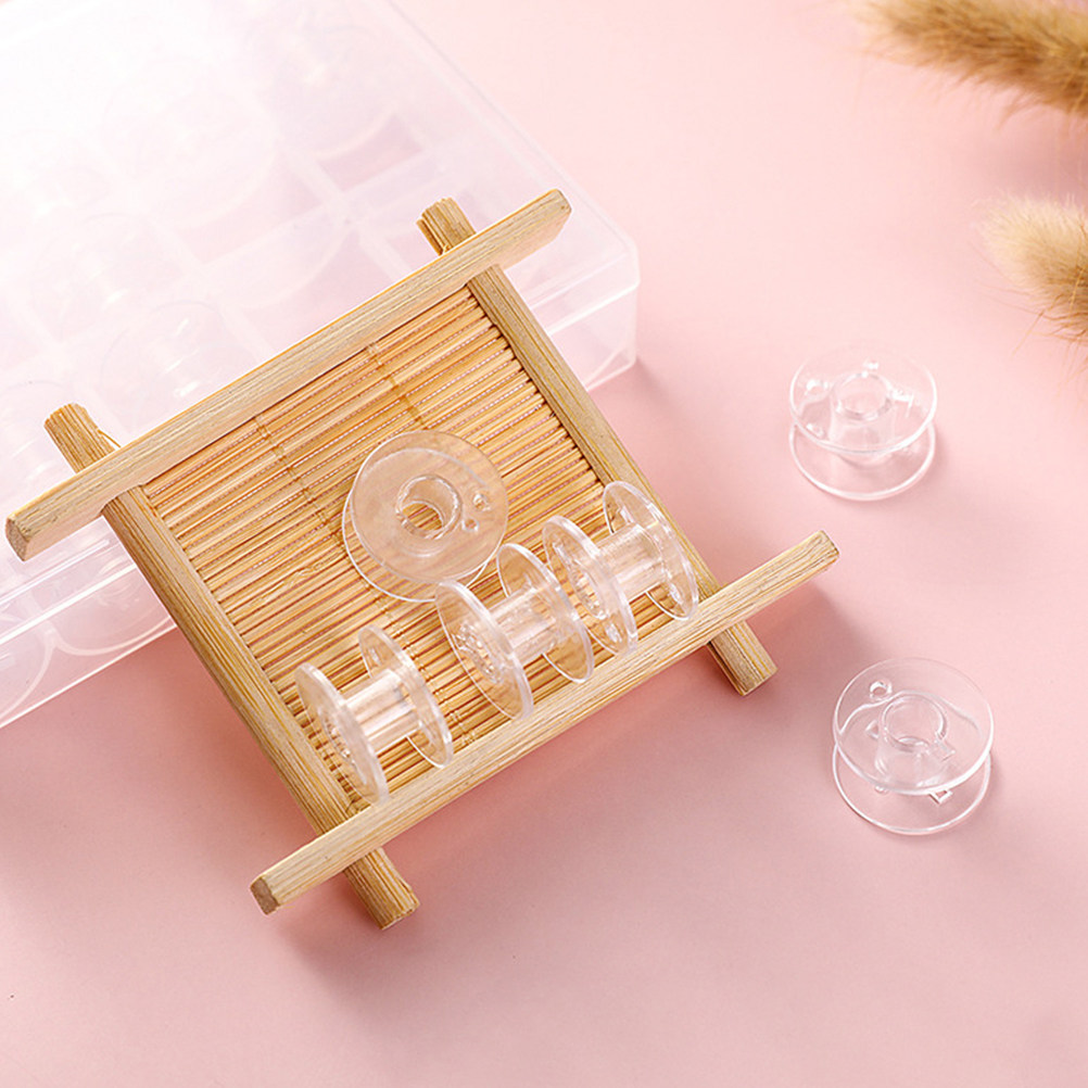 1Set Wear-Resistant Transparen - Embroidery Thread ulasan dan harga