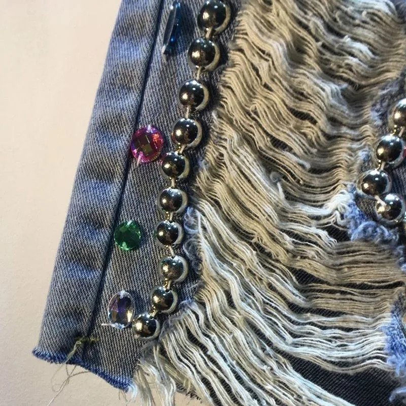 Women's 2026 with Diamonds Sum - Embroidery Jeans Sakura ulasan dan harga