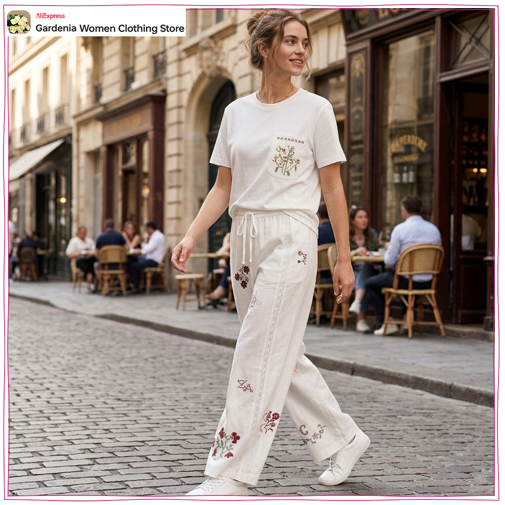 Stylish Embroidered Pant Sets  - Embroidery On Shirt ulasan dan harga