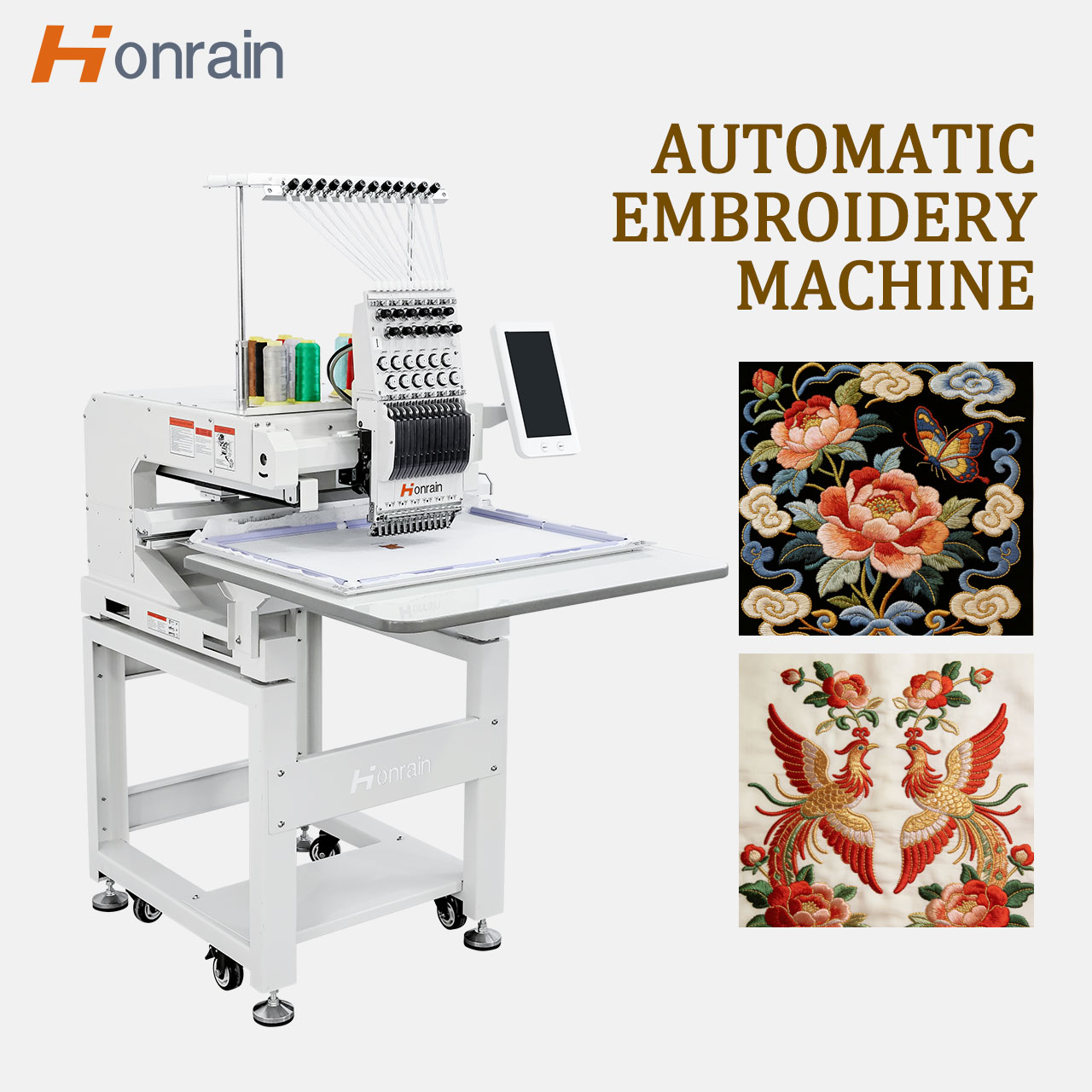 HONRAIN Computerized Single He - Embroidery Machine Computerized ulasan dan harga