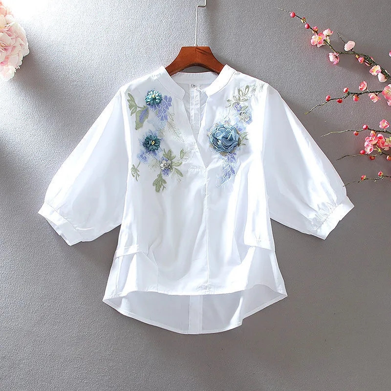 2023 Spring Summer New Embroid - Embroidery On Shirt ulasan dan harga