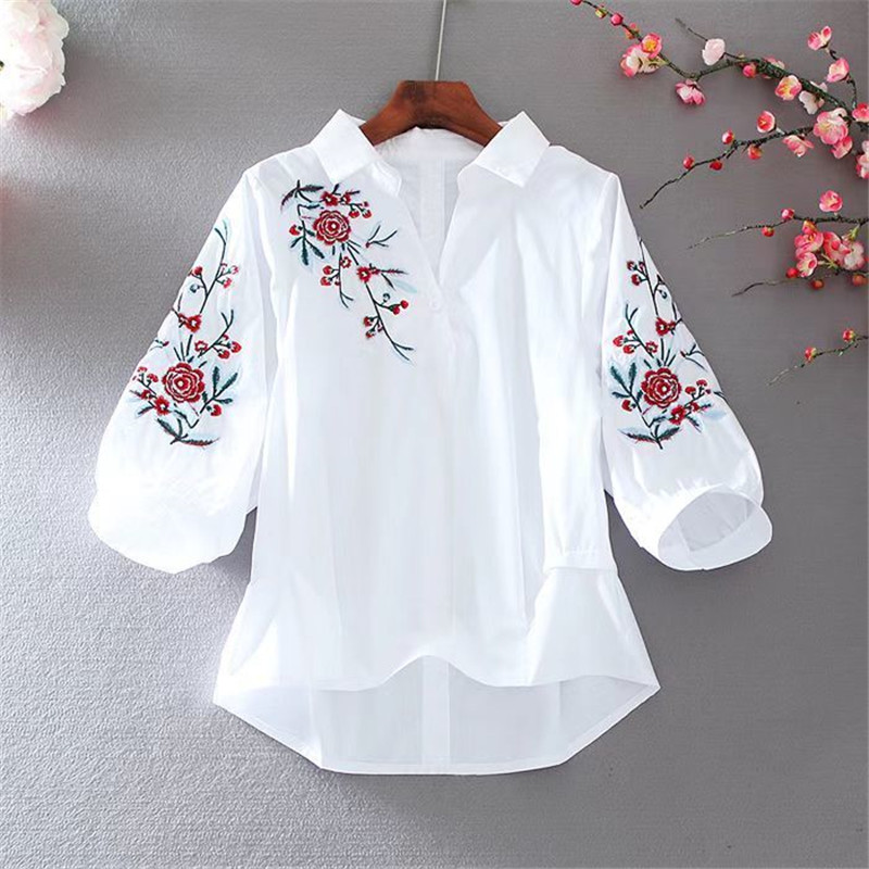 2023 Spring Summer New Embroid - Embroidery On Shirt ulasan dan harga