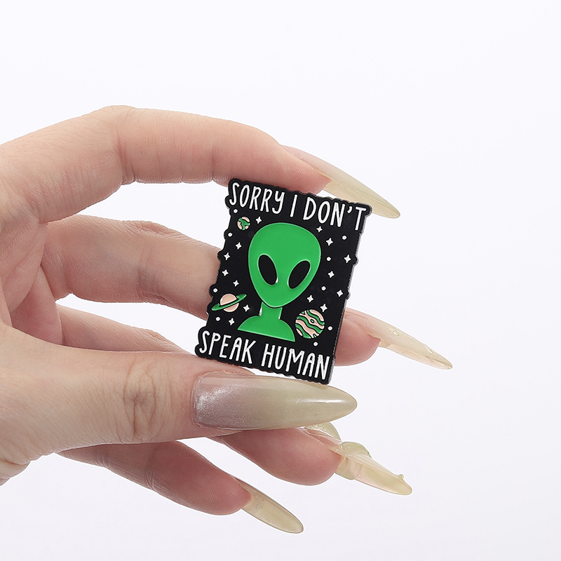 UFO We Come To Party Enamel Pi - Embroidery House ulasan dan harga