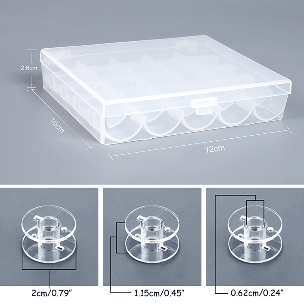 25Pcs/Set Plastic Threads Bobb - Embroidery Machine Computerized ulasan dan harga