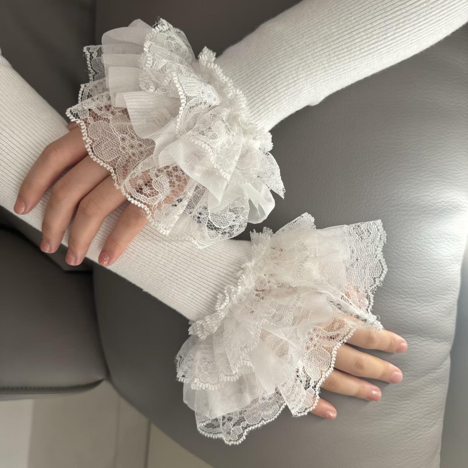* Lolita Hand Sleeve Knitted P - Embroidery House ulasan dan harga