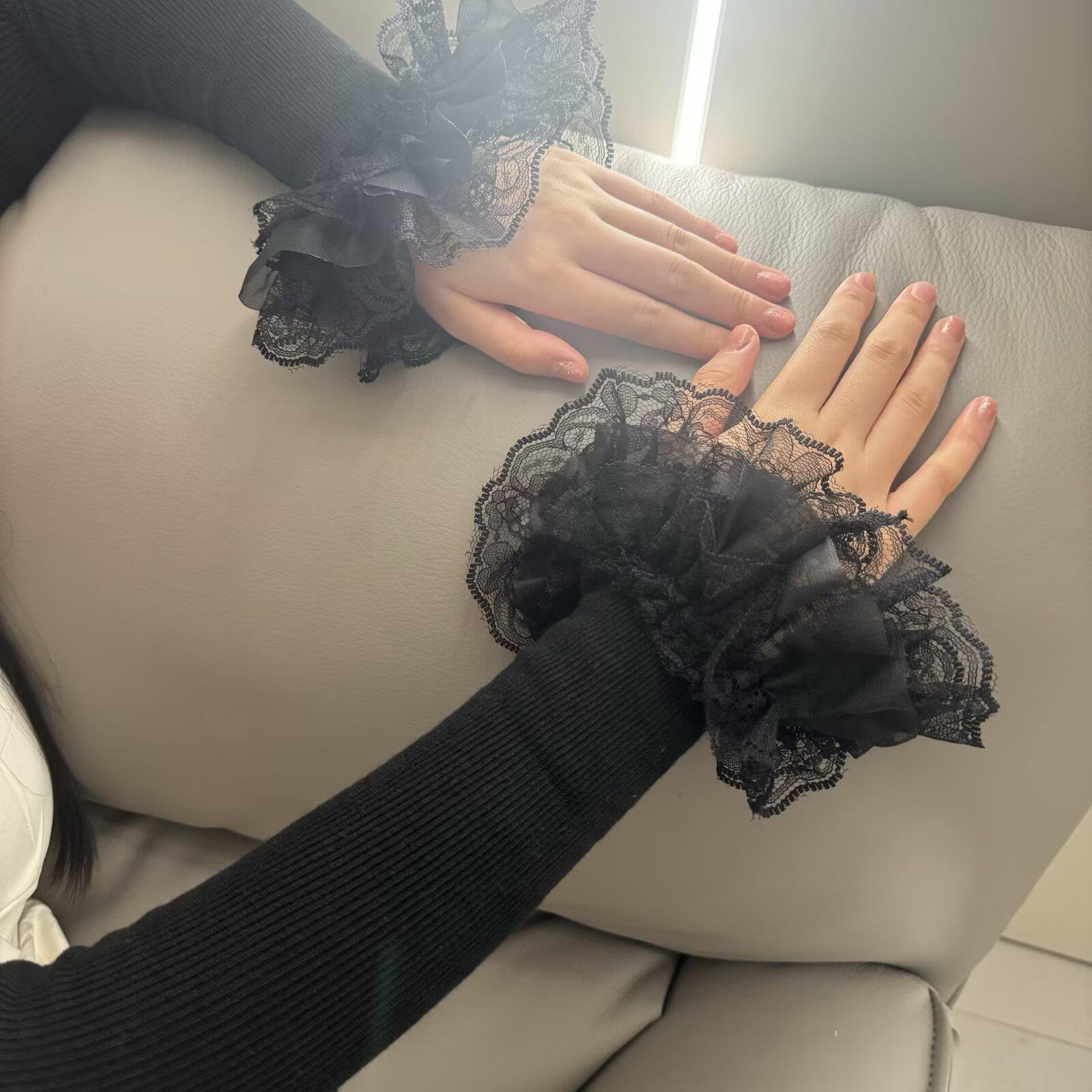 * Lolita Hand Sleeve Knitted P - Embroidery House ulasan dan harga