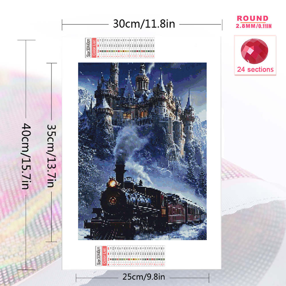 Frameless, Diamond Painting Tr - Embroidery House ulasan dan harga