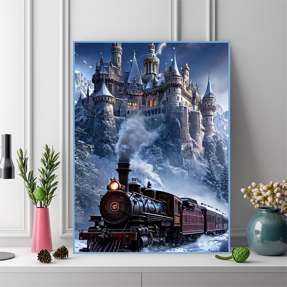 Frameless, Diamond Painting Tr - Embroidery House ulasan dan harga