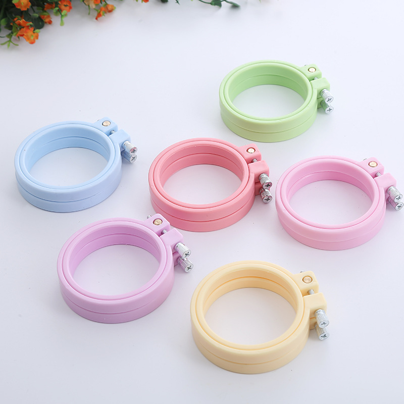 DIY ABS Plastic Embroidery Hoo - Embroidery Hoop Plastic ulasan dan harga