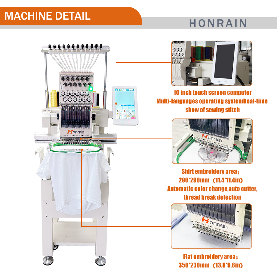 Factory Price Computerized Emb - Embroidery Machine Computerized ulasan dan harga
