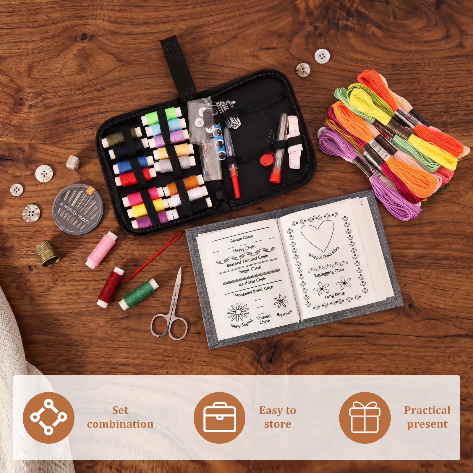 Embroidery Stitch Set Exquisit - Embroidery Guide Book ulasan dan harga