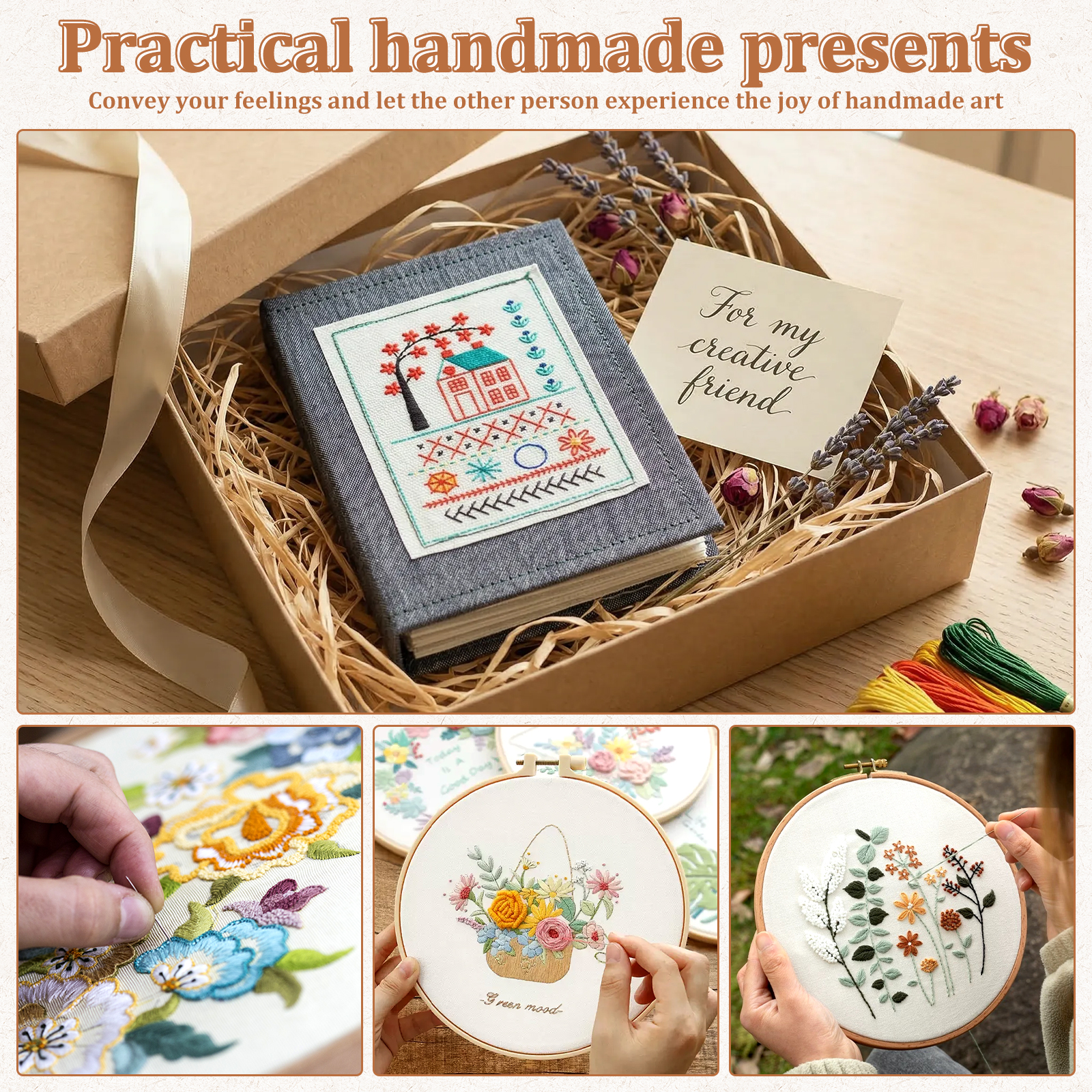 Embroidery Stitch Set Exquisit - Embroidery Guide Book ulasan dan harga