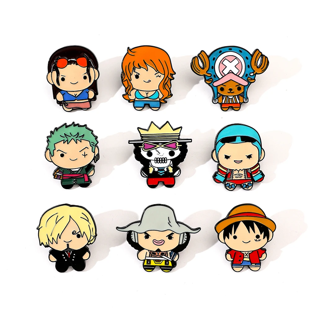 9 Pcs Creative Cartoon Brooch  - Embroidery Wallpaper ulasan dan harga