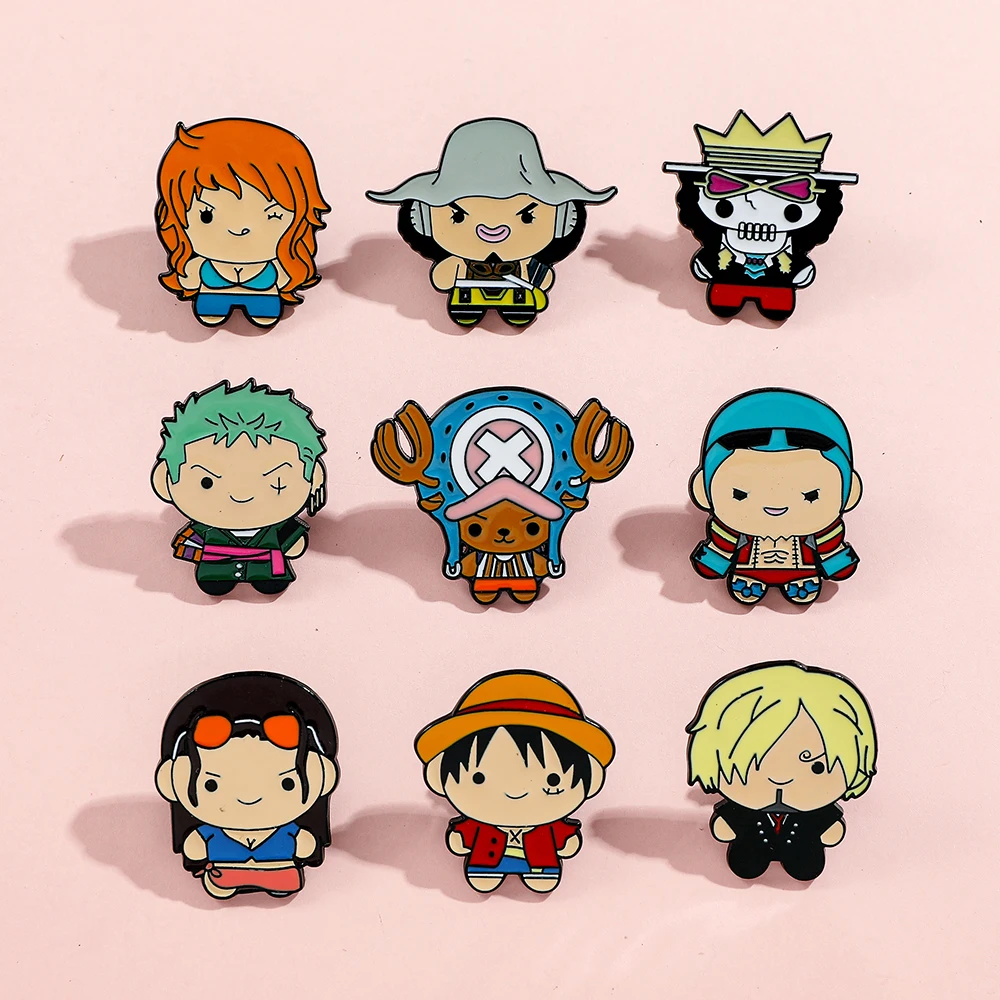 9 Pcs Creative Cartoon Brooch  - Embroidery Wallpaper ulasan dan harga
