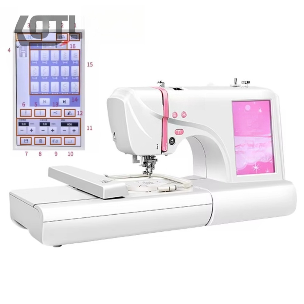 Multifunctional Computerized E - Embroidery Machine Computerized ulasan dan harga