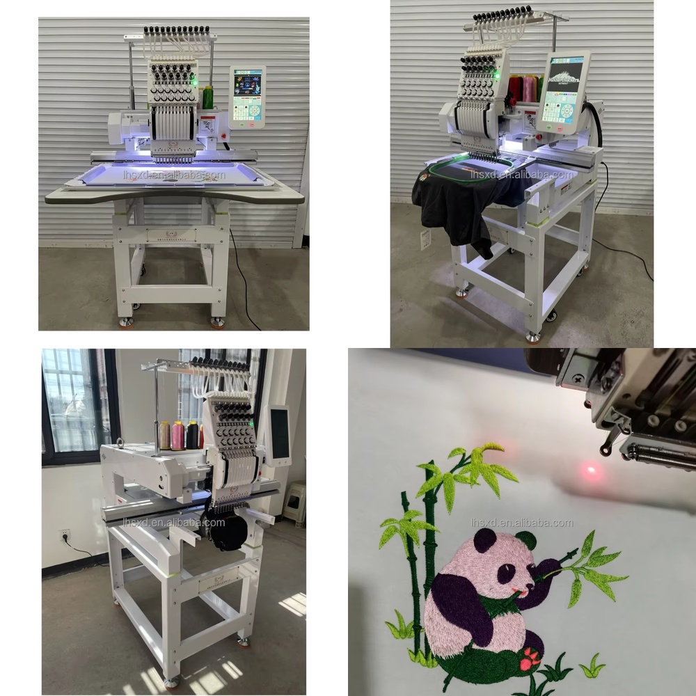 Single Head 12 15 Computerized - Embroidery Machine Computerized ulasan dan harga