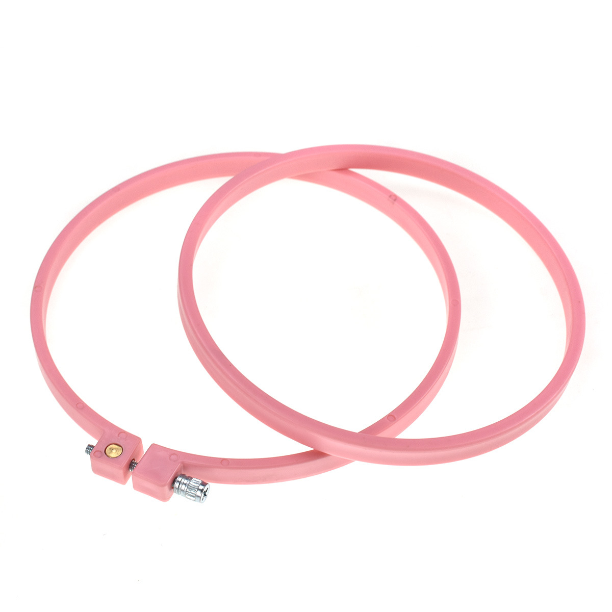 1/7pcs 7-25cm Plastic Embroide - Embroidery Hoop Plastic ulasan dan harga
