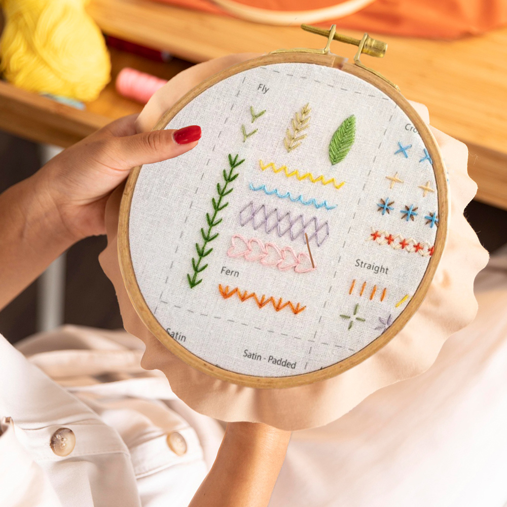Basic Stitches Book For Beginn - Embroidery Guide Book ulasan dan harga