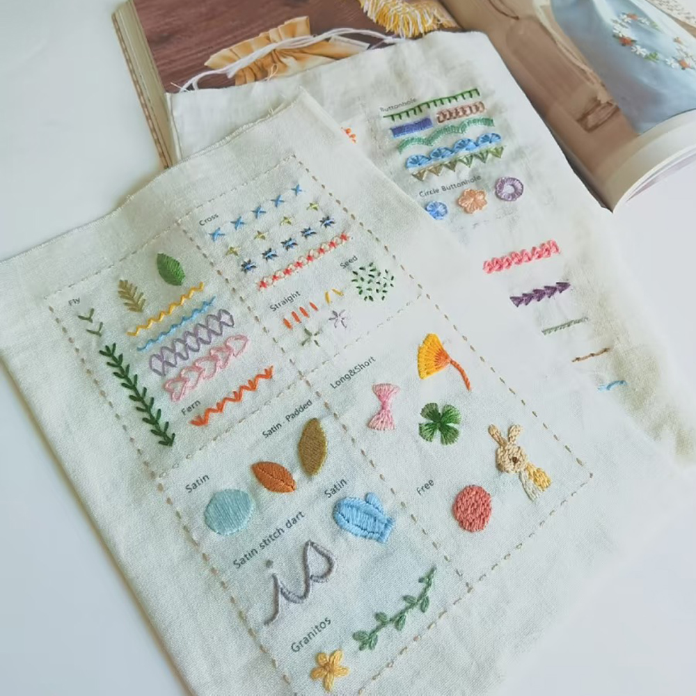 Basic Stitches Book For Beginn - Embroidery Guide Book ulasan dan harga