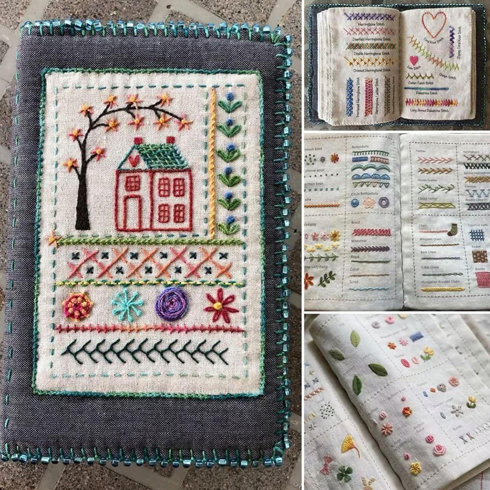 Embroidery Stitches Book Sewin - Embroidery Guide Book ulasan dan harga
