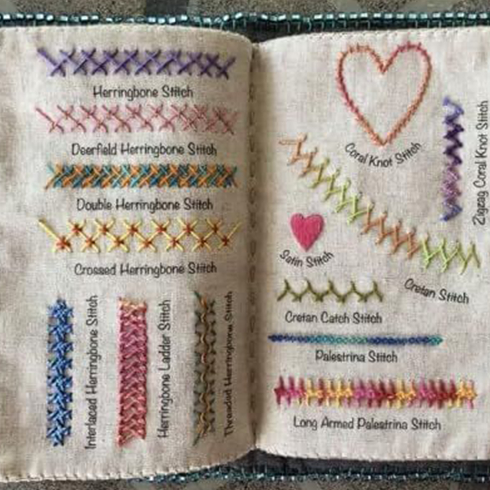 Embroidery Stitches Book Sewin - Embroidery Guide Book ulasan dan harga