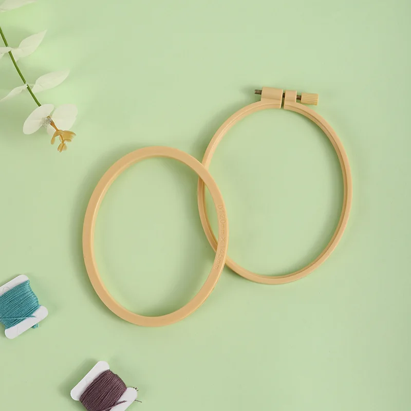 1Pcs DIY Needlecraft Cross Sti - Embroidery Hoop Plastic ulasan dan harga