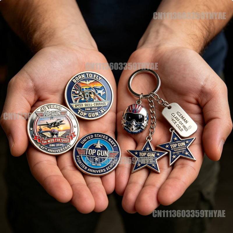 In Stock-Top Gun 40th Annivers - Embroidery House ulasan dan harga
