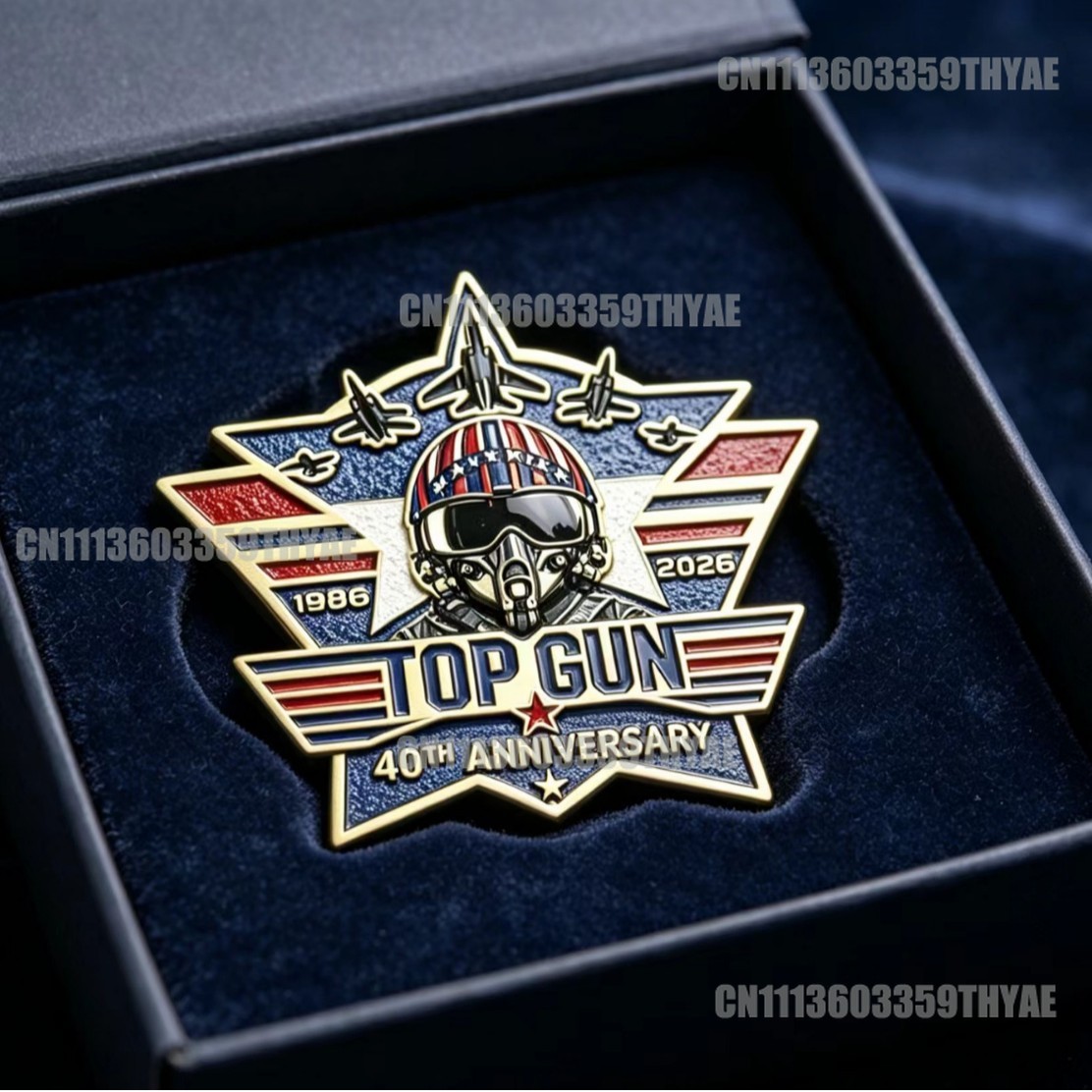 In Stock-Top Gun 40th Annivers - Embroidery House ulasan dan harga