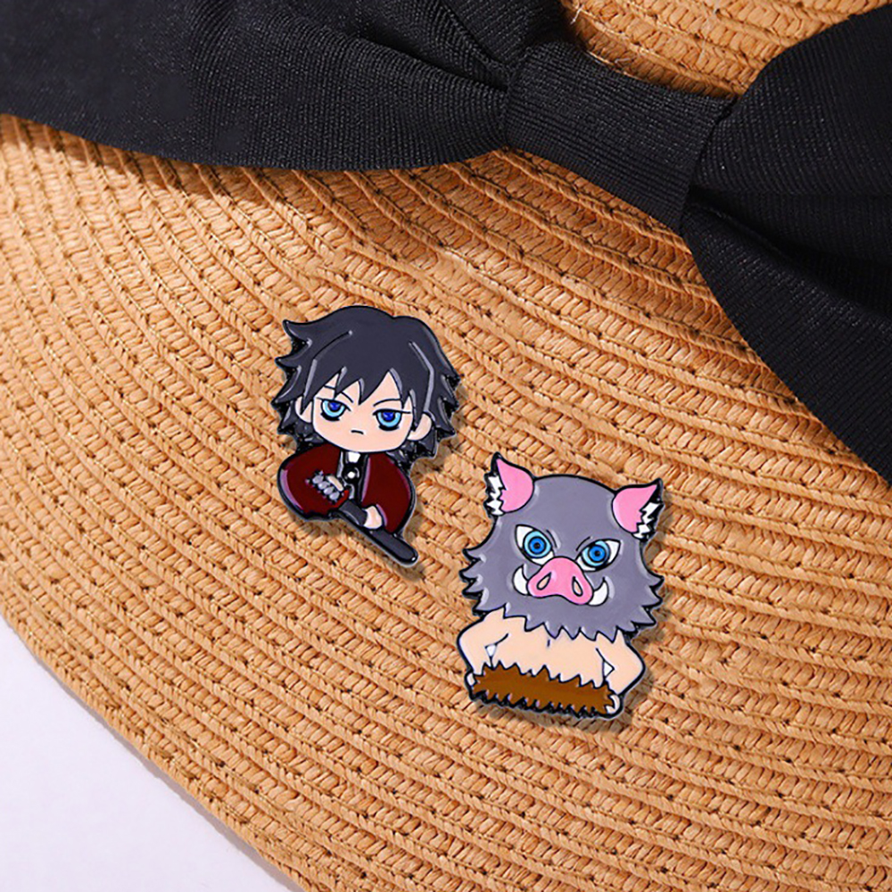 Cute Cartoon Demon Slayer Anim - Embroidery Wallpaper ulasan dan harga