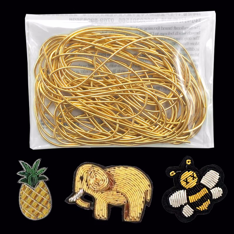 2.6M 1-1.5mm Bullion Wire Fren - Embroidery Thread ulasan dan harga