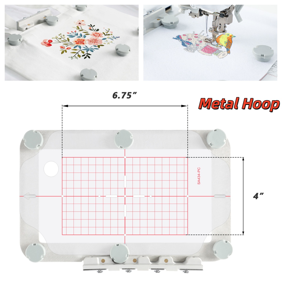 Magnetic Embroidery Hoop Metal - Embroidery Hoop Plastic ulasan dan harga