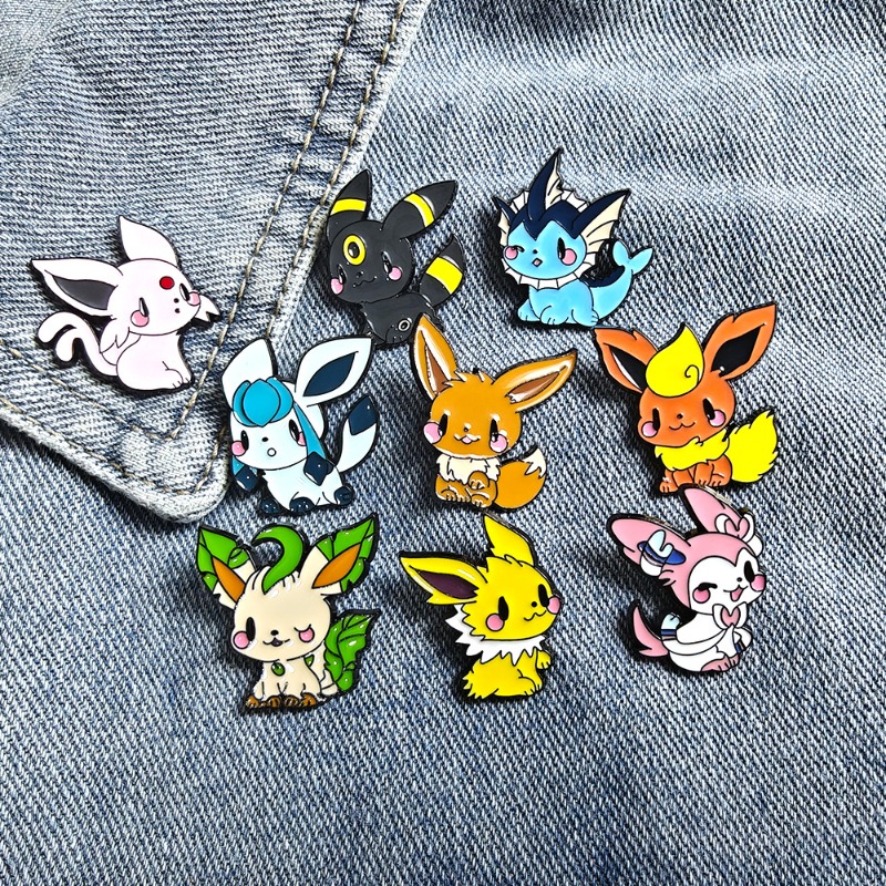 Hot 9 Pcs Anime Elf Brooch Set - Embroidery Wallpaper ulasan dan harga