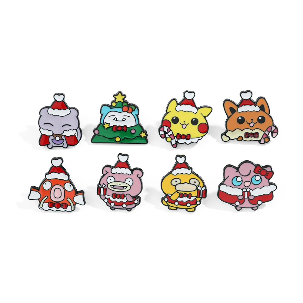 8 Pcs Christmas Slowpoke Brooc - Embroidery Wallpaper ulasan dan harga