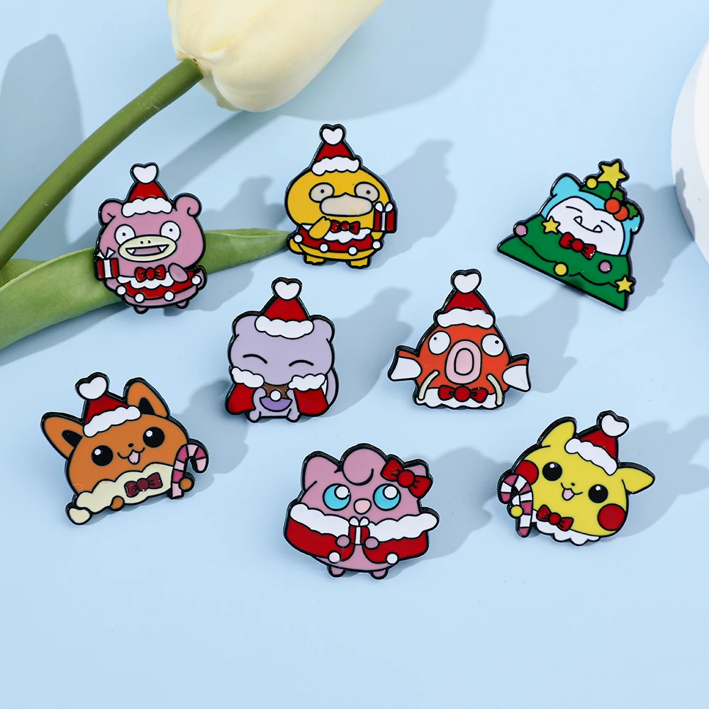 8 Pcs Christmas Slowpoke Brooc - Embroidery Wallpaper ulasan dan harga
