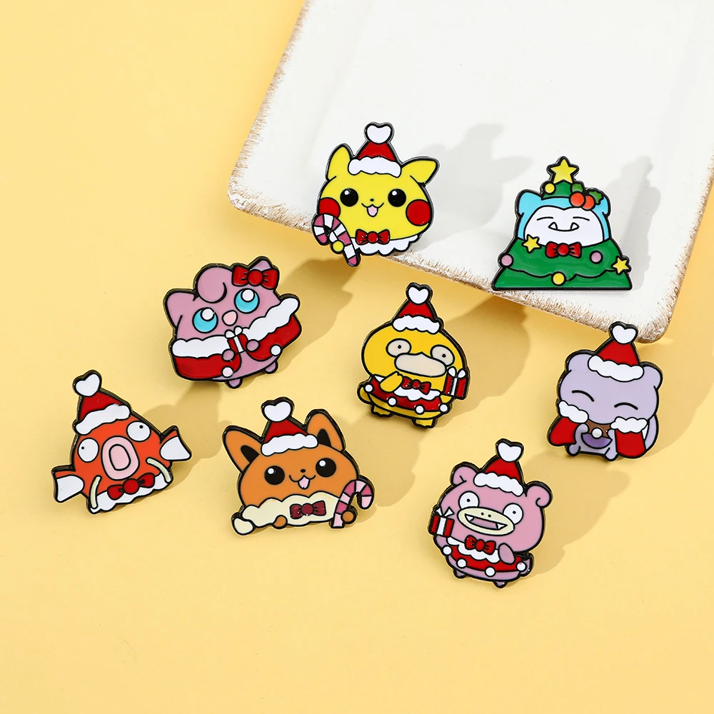 8 Pcs Christmas Slowpoke Brooc - Embroidery Wallpaper ulasan dan harga