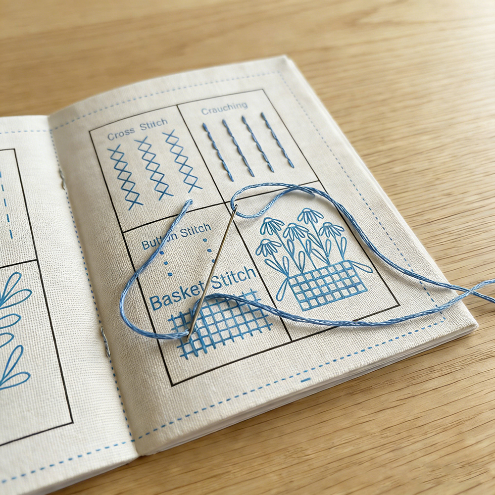 Hand-Embroidery Books Starter  - Embroidery Guide Book ulasan dan harga