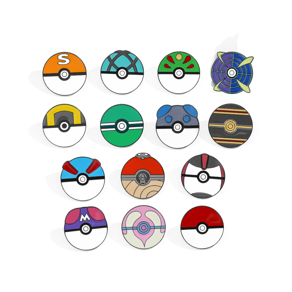 14 Pcs Cartoon Brooch Minimali - Embroidery Wallpaper ulasan dan harga