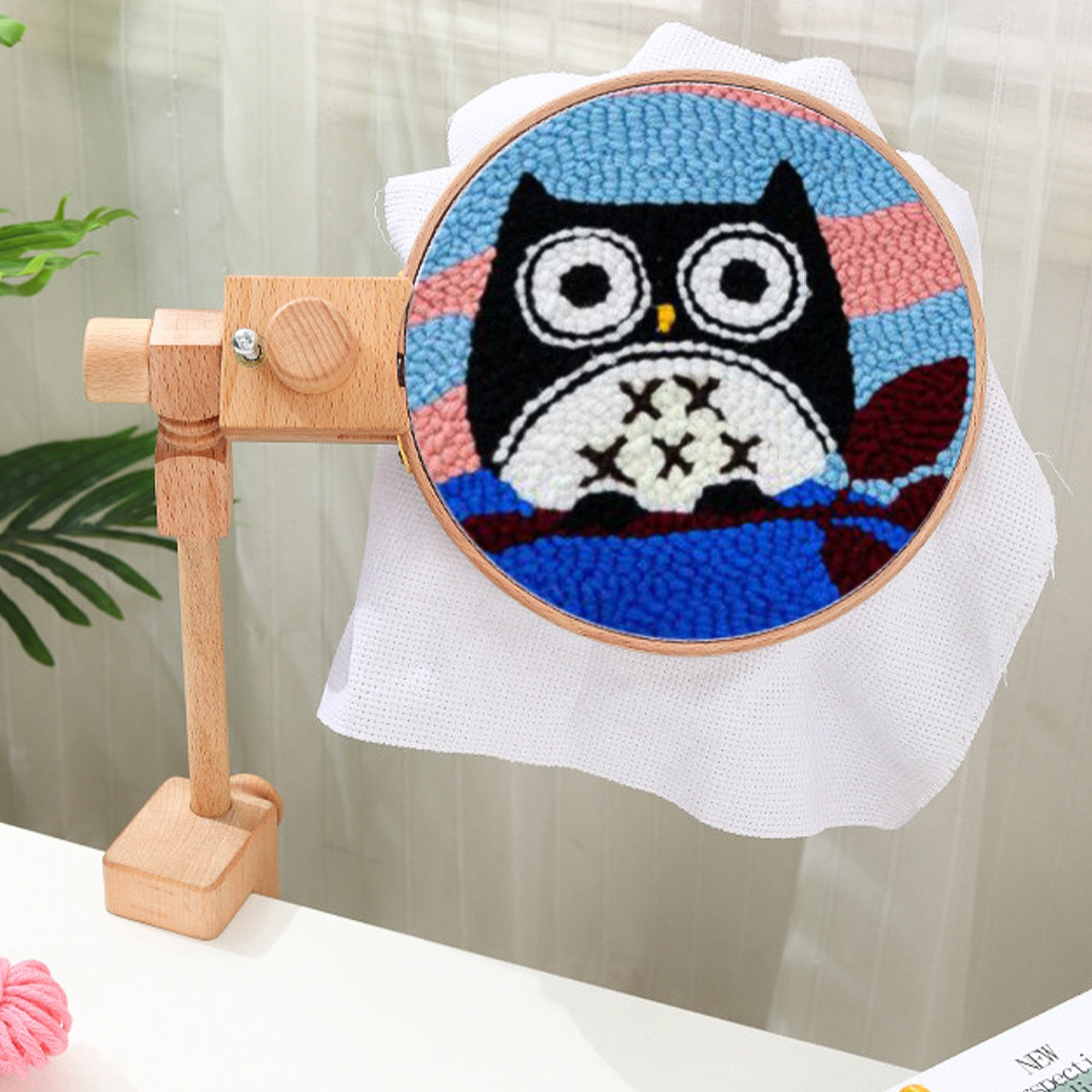 Handcrafted Wooden Embroidery  - Embroidery Hoop Plastic ulasan dan harga