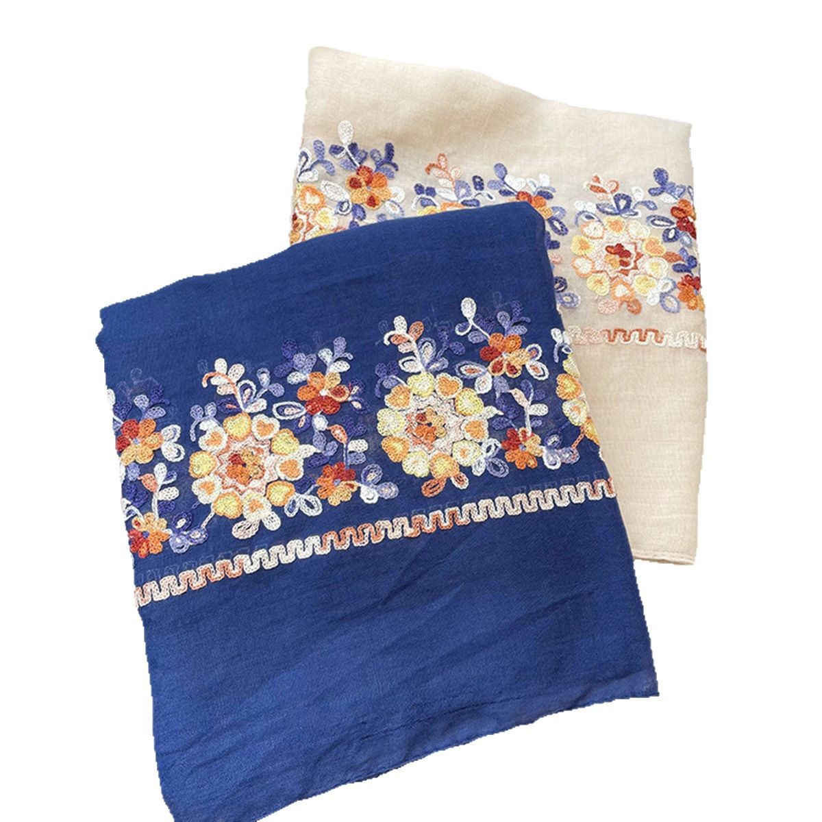 2025 New Soft Cotton Hijab Sca - Embroidery Pashmina ulasan dan harga