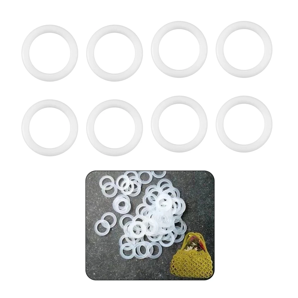 5/15/20/30pcs Crochet Rings DI - Embroidery Hoop Plastic ulasan dan harga